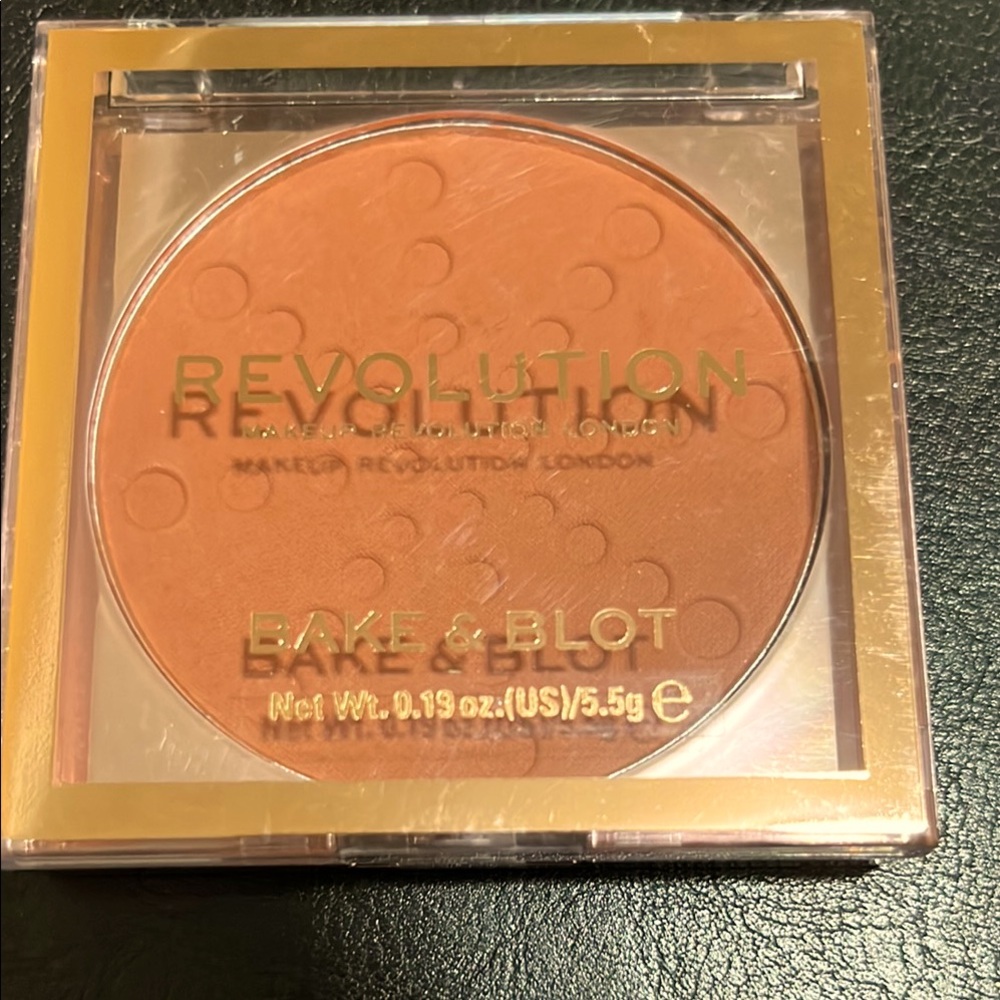 Revolution Bake & Blot Powder - Orange New .19 Oz